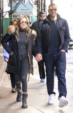 JENNIFER LOPEZ and Alex Rodriguez Out in New York 04/02/2017