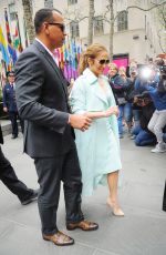 JENNIFER LOPEZ and Alex Rodriguez Out in New York 04/24/2017