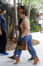JENNIFER LOPEZ in Ripped Jeans Arrives at a Medical Office in Miami 04/22/2017