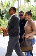 JENNIFER LOPEZ in Ripped Jeans Arrives at a Medical Office in Miami 04/22/2017