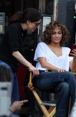 JENNIFER LOPEZ on the Set of Shades of Blue in New York 04/28/2017