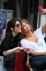 JENNIFER LOPEZ on the Set of Shades of Blue in New York 04/28/2017