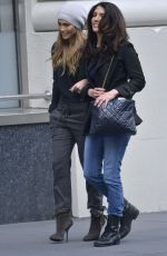 JENNIFER LOPEZ with Her Sister LYNDA Out in New York 04/23/2017