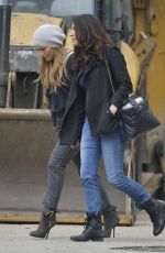 JENNIFER LOPEZ with Her Sister LYNDA Out in New York 04/23/2017