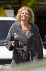 JENNIFER MORRISON on the Set of Back Roads 04/19/2017