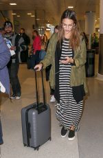 JESSICA ALBA at JFK Airport in New York 04/04/2017