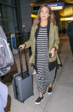 JESSICA ALBA at JFK Airport in New York 04/04/2017