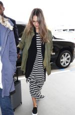 JESSICA ALBA at LAX Airport in Los Angeles 04/03/2017