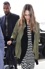 JESSICA ALBA at LAX Airport in Los Angeles 04/03/2017