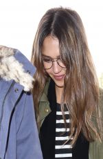 JESSICA ALBA at LAX Airport in Los Angeles 04/03/2017