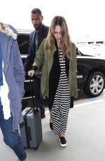 JESSICA ALBA at LAX Airport in Los Angeles 04/03/2017