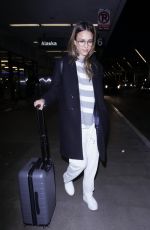 JESSICA ALBA at Los Angeles Interrnational Airport 04/11/2017