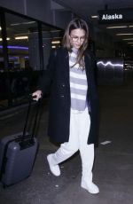 JESSICA ALBA at Los Angeles Interrnational Airport 04/11/2017