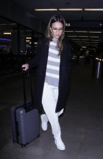 JESSICA ALBA at Los Angeles Interrnational Airport 04/11/2017