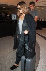 JESSICA ALBA at Los Angeles Interrnational Airport 04/16/2017