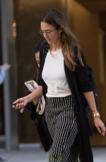 JESSICA ALBA Leaves an Office in Los Angeles 04/15/2017
