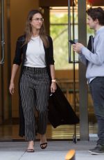 JESSICA ALBA Leaves an Office in Los Angeles 04/15/2017