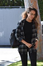 JESSICA ALBA Leaves an Office in Los Angeles 04/20/2017