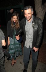 JESSICA ALBA Leaves Peppermint Club in West Hollywood 04/22/2017