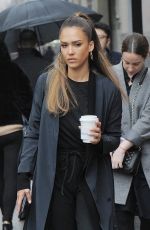JESSICA ALBA Out and About in New York 04/04/2017