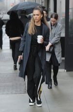 JESSICA ALBA Out and About in New York 04/04/2017