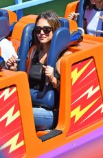 JESSICA ALBA Out at Disneyland in Anaheim 03/30/2017