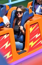 JESSICA ALBA Out at Disneyland in Anaheim 03/30/2017