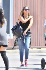 JESSICA ALBA Out at Disneyland in Anaheim 03/30/2017