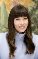 JESSICA BIEL at The Sinner Press Conference in New York 04/18/2017