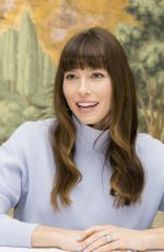 JESSICA BIEL at The Sinner Press Conference in New York 04/18/2017