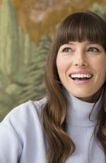 JESSICA BIEL at The Sinner Press Conference in New York 04/18/2017