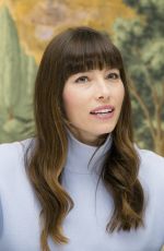 JESSICA BIEL at The Sinner Press Conference in New York 04/18/2017