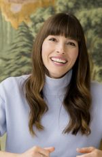 JESSICA BIEL at The Sinner Press Conference in New York 04/18/2017