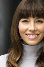 JESSICA BIEL at The Sinner Press Conference in New York 04/18/2017