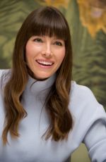 JESSICA BIEL at The Sinner Press Conference in New York 04/18/2017