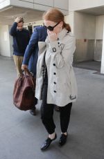 JESSICA CHASTAIN at LAX Airport in Los Angeles 04/23/2017