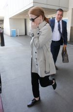 JESSICA CHASTAIN at LAX Airport in Los Angeles 04/23/2017