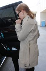 JESSICA CHASTAIN at LAX Airport in Los Angeles 04/23/2017