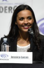 JESSICA LUCAS at Gotham Panel at WonderCon in Anaheim 04/02/2017
