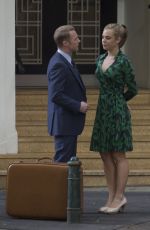 JESSICA MARAIS on the Set of Love Child in Sydney 03/31/2017