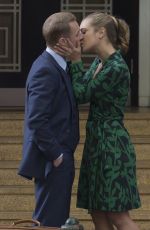 JESSICA MARAIS on the Set of Love Child in Sydney 03/31/2017