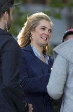 JESSICA MARAIS on the Set of Love Child in Sydney 03/31/2017