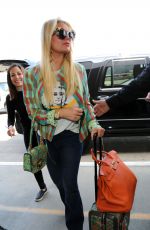 JESSICA SIMPSON at Los Angeles International Airport 04/18/2017