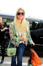 JESSICA SIMPSON at Los Angeles International Airport 04/18/2017