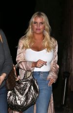 JESSICA SIMPSON Leaves Nobu Restaurant in West Hollywood 04/12/2017