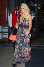 JESSICA SIMPSON Out and About in New York 04/19/2017