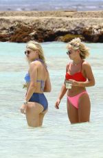 JESSICA WOODLEY in Bikini at a Beach in Barbados 04/01/2017