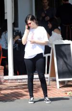JESSIE J Out for Lunch at Fred Segal in Los Angeles 04/28/2017