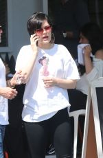 JESSIE J Out for Lunch at Fred Segal in Los Angeles 04/28/2017