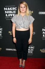 JILLIAN BELL at Magic Mike Live Las Vegas Opening Night 04/21/2017